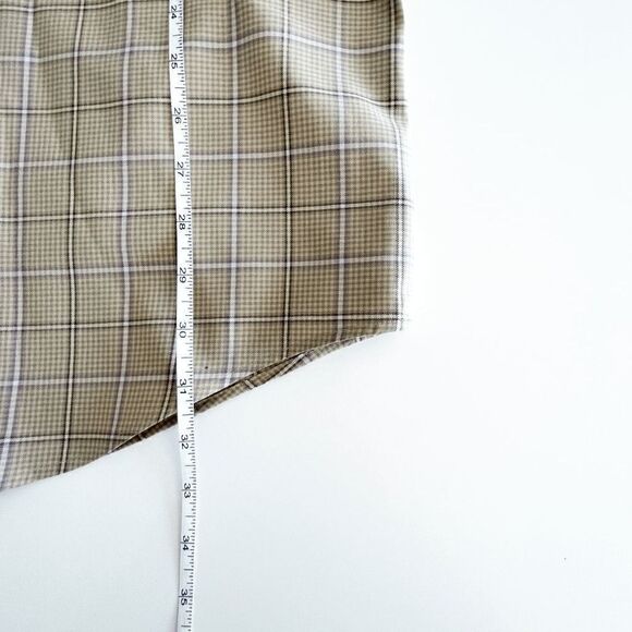 Eddie Bauer Mens Classic Fit Shirt Wrinkle & Stain Resistant Long Sleeve Brown L - Picture 2 of 7